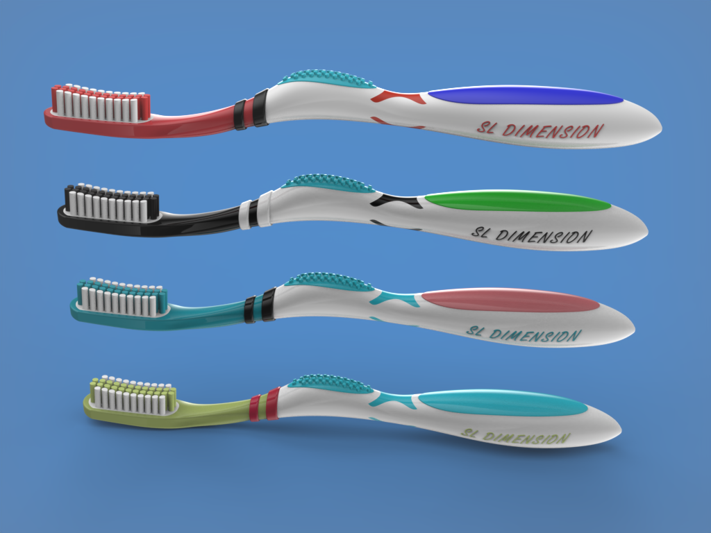 牙刷3D